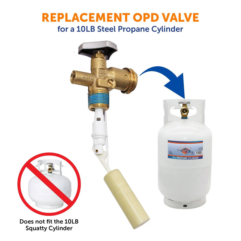 Flame King 10lb OPD Valve by Flame King Products