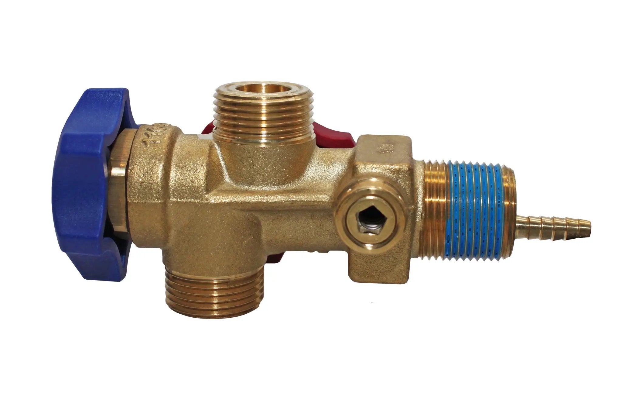 Flame King Dual Access Vapor/Liquid Valve + Dip Tube for 123LB Refrigerant Tank by Flame King Products