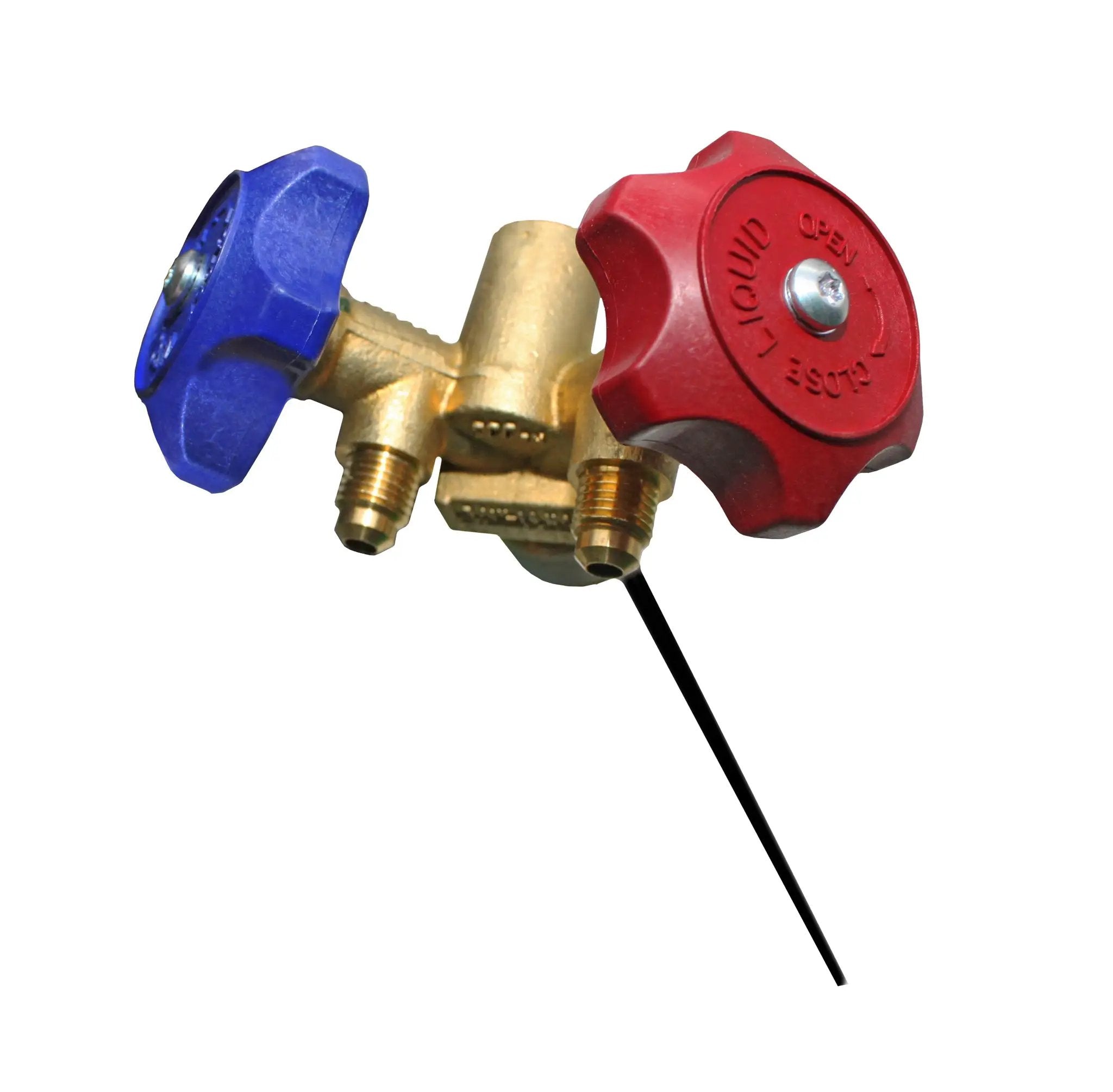Flame King Y-Valve w/Aluminum Dip Tube & Filter for 50LB Refrigerant Tanks by Flame King Products