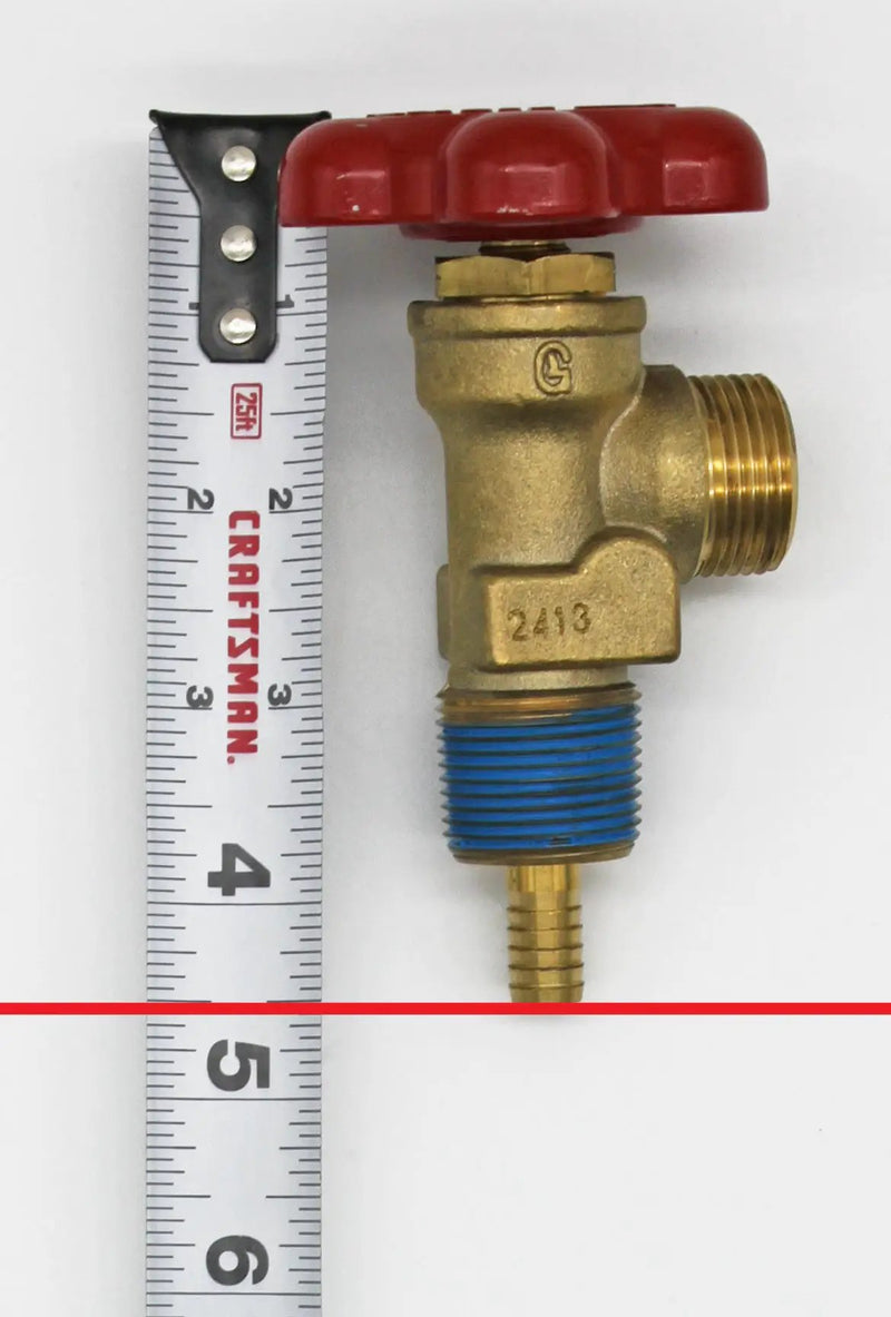 Flame King 239lb and 420lb Refrigerant Tank Liquid Valve by Flame King Products