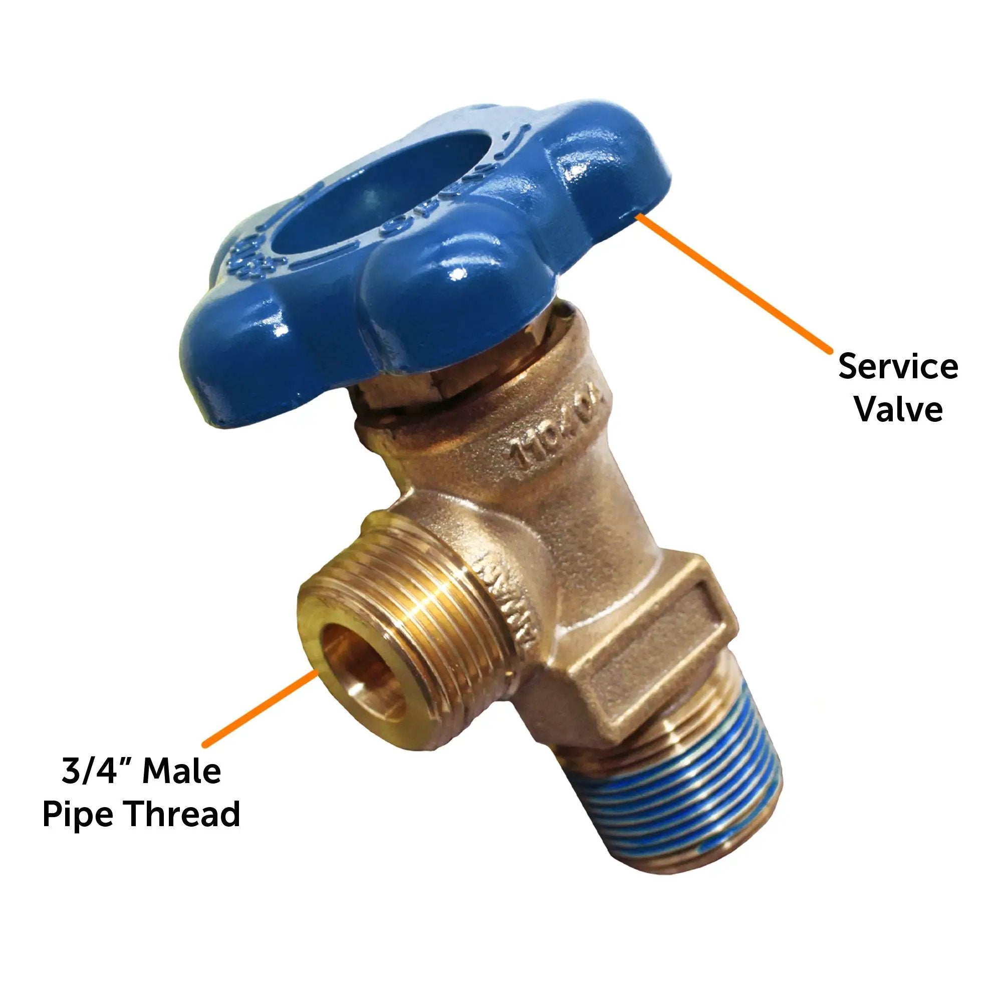 Flame King 239lb and 420lb Refrigerant Tank Vapor Valve by Flame King Products