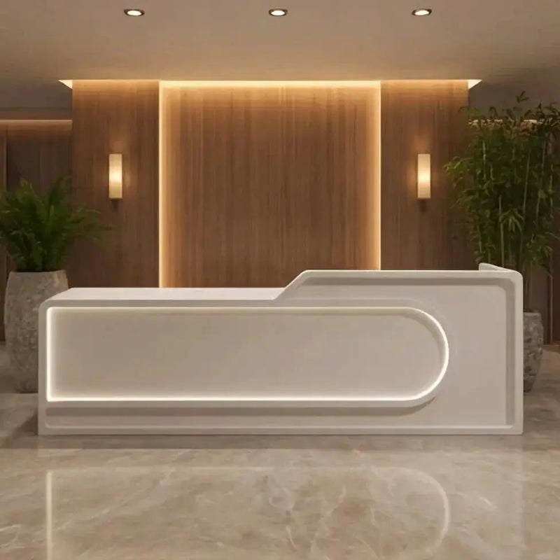 Nyssa · Front Reception Desk by Arc Grove