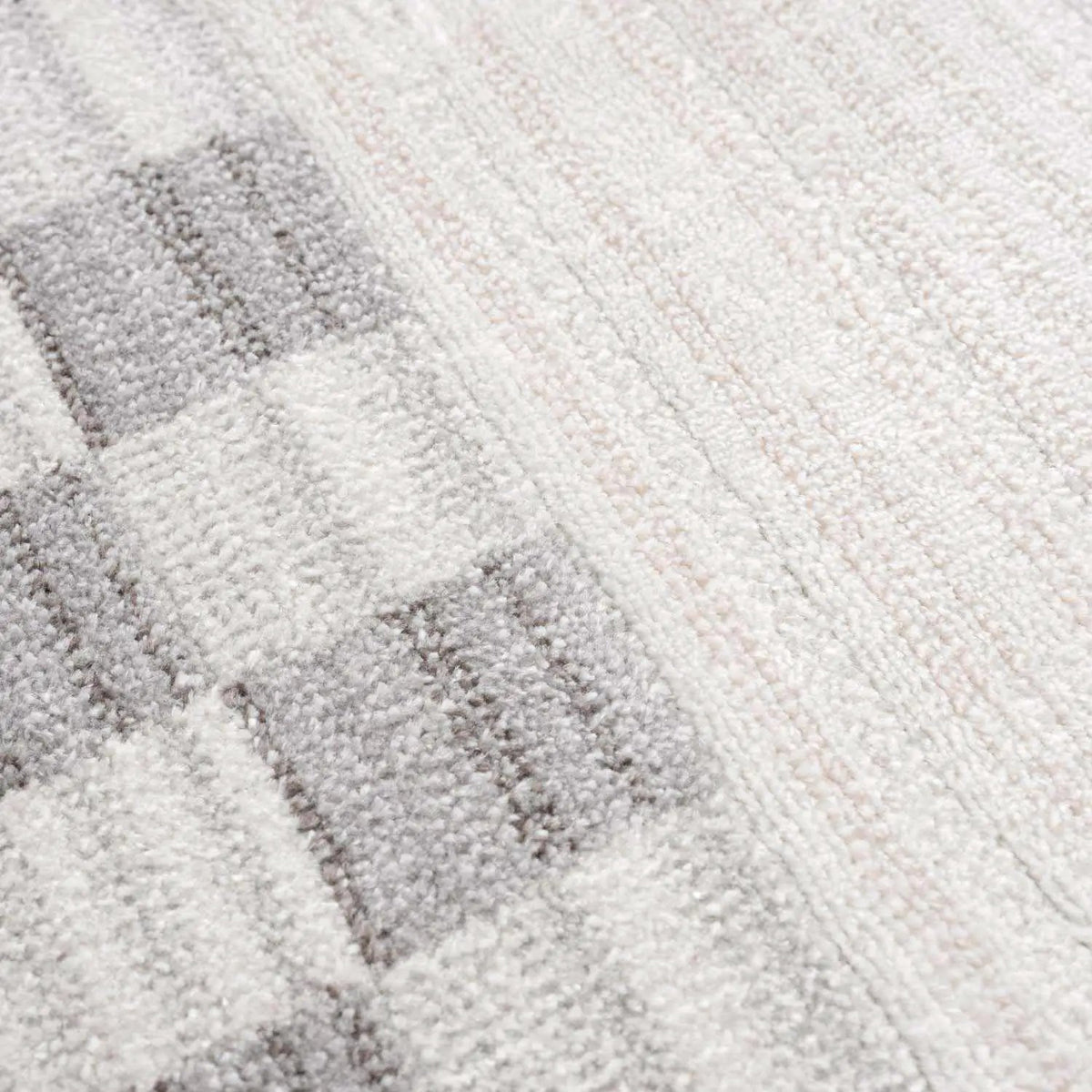 Azrika Gray Checkered Washable Rug - Clearance, photo 17 of 19