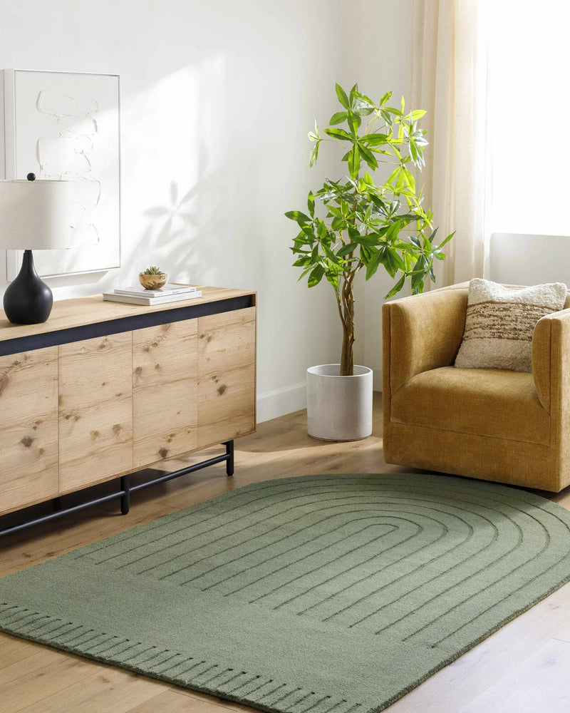 Arnona Green Area Rug by Boutique Rugs