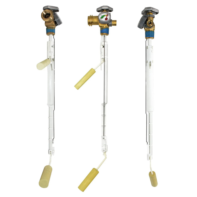 Flame King 30lb OPD Service Valve with Float Gauge by Flame King Products