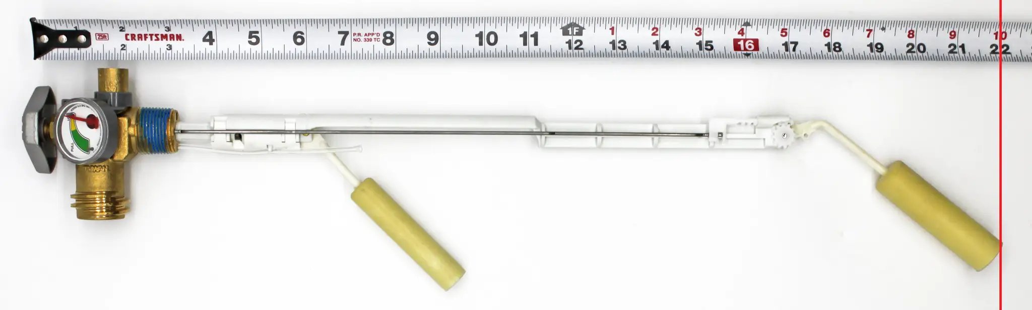 Flame King 30lb OPD Service Valve with Float Gauge by Flame King Products