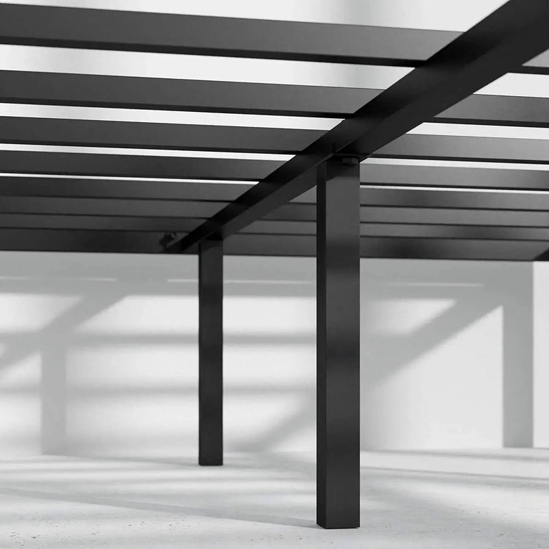King Metal Platform Bed Frame with Rounded Legs 700 lbs Weight Capacity by HomePacific