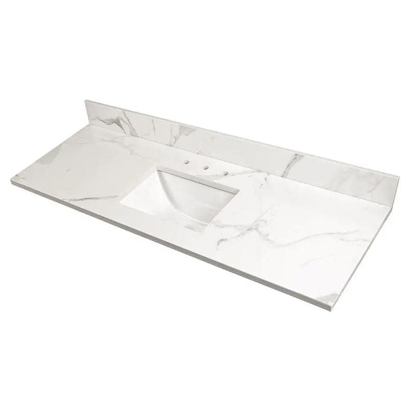 Calacatta Nowy Polished Engineered Marble Tiles 61x22 2