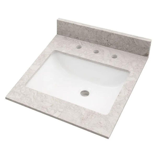 Drifting Fog Polished Engineered Marble Tiles 31x22