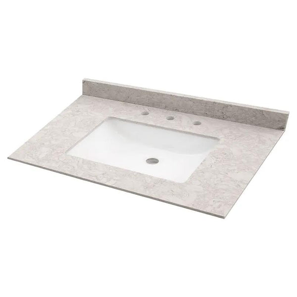 Drifting Fog Polished Engineered Marble Tiles 49x22
