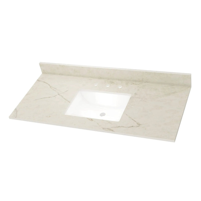 Solitaj™ Polished Quartz Tiles 49x22 close up