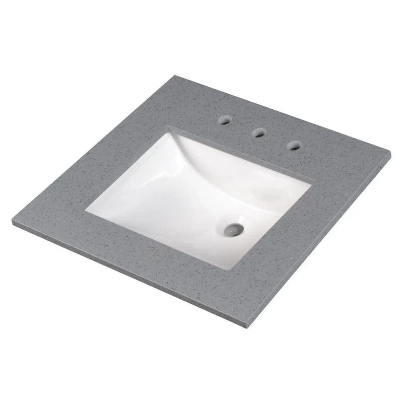 Sparkling Gray Polished Engineered Marble Sidesplash by MSI Surfaces