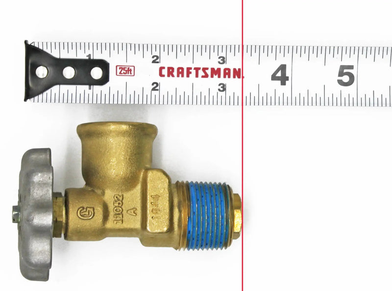 Flame King POL Valve for RV ASME Horizontal Propane Tanks by Flame King Products