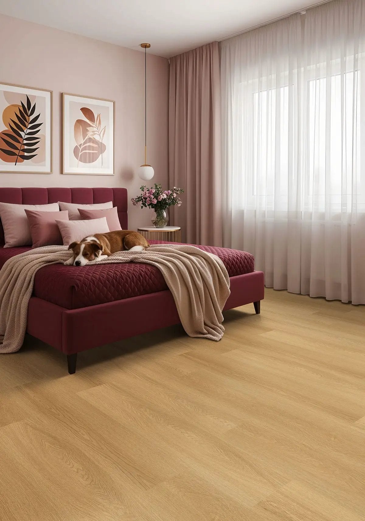Nove Bayside Buff Matte Wood Look Lvt Planks 9x48 by MSI Surfaces