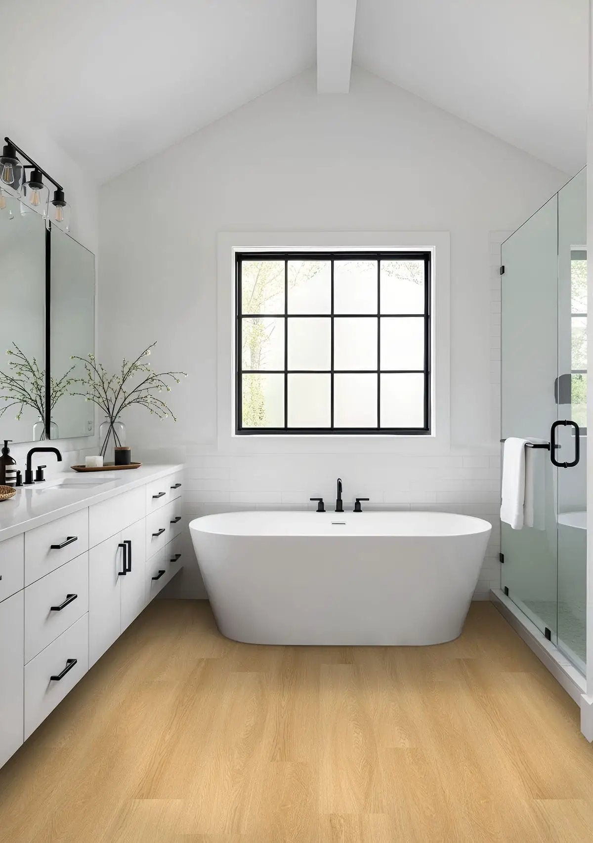 Nove Bayside Buff Matte Wood Look Lvt Planks 9x48 by MSI Surfaces