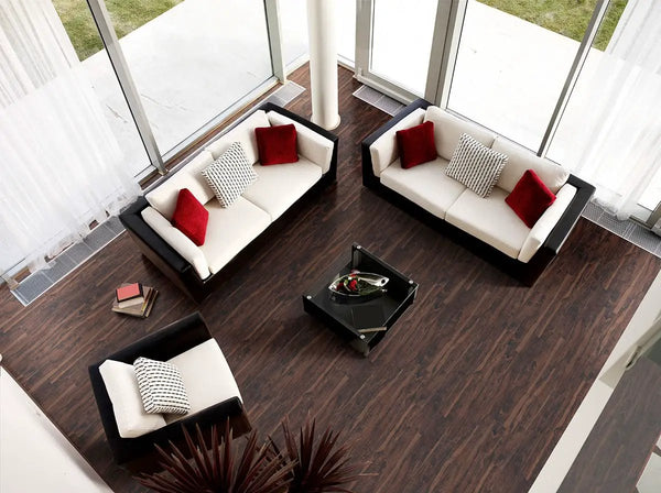 Glenridge Burnished Acacia Semi Gloss Quarter Round Wood Look Lvt Moldings 0.64x0.75 in a finished room