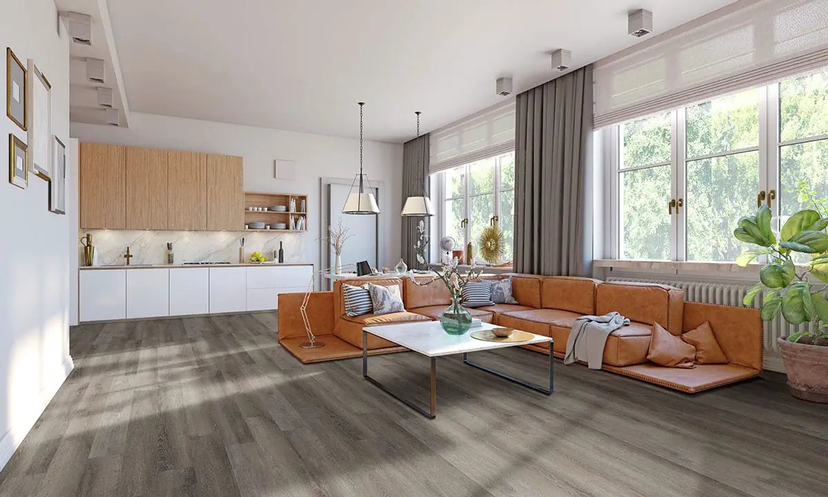 Katavia Charcoal Oak Matte Wood Look Lvt Planks 6x48 by MSI Surfaces