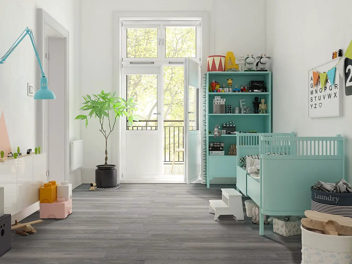 Katavia Elmwood Ash Matte Wood Look Lvt Planks 6x48 by MSI Surfaces