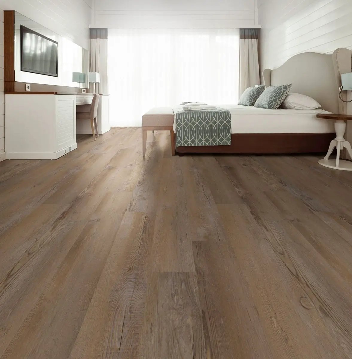 Wilmont Lime Washed Oak Matte Wood Look Lvt Planks 7x48 by MSI Surfaces