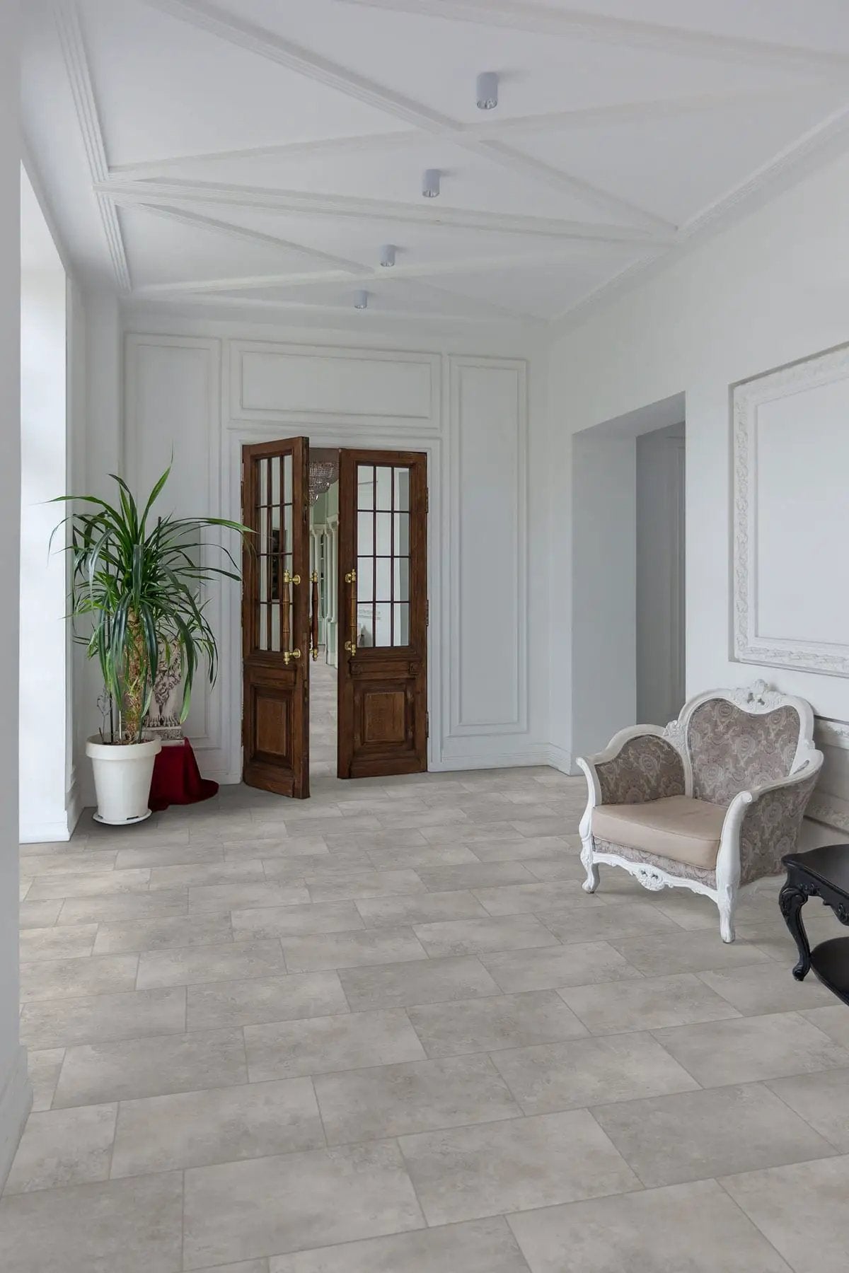 Glenridge Mountains Gray Matte Stone Look Lvt Tiles 12x24 by MSI Surfaces