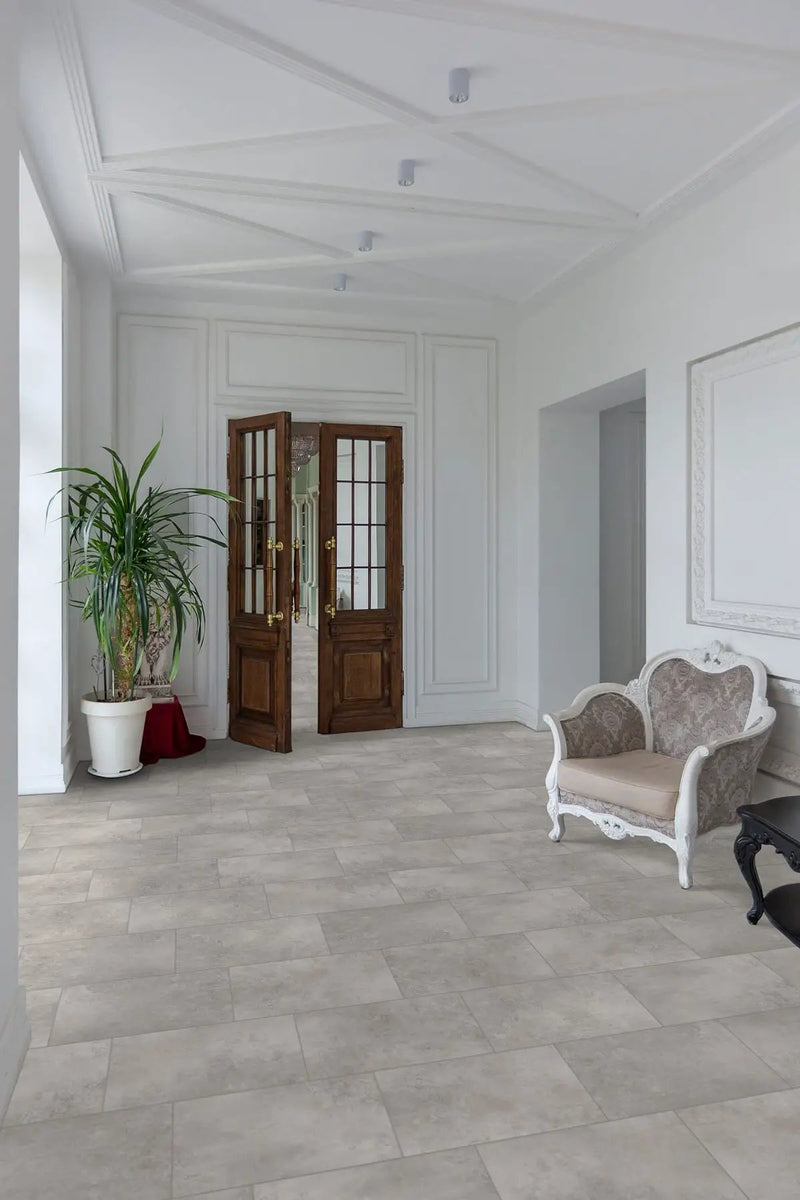 Glenridge Mountains Gray Matte Stone Look Lvt Tiles 12x24 by MSI Surfaces