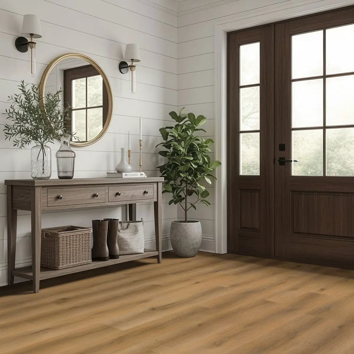 Nove Scandi Matte Wood Look Lvt Planks 9x48 by MSI Surfaces