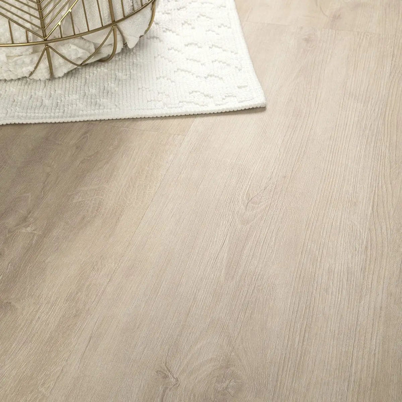 Kallum Shasta Grove Matte Wood Look Lvt Planks 9x48 in a finished room