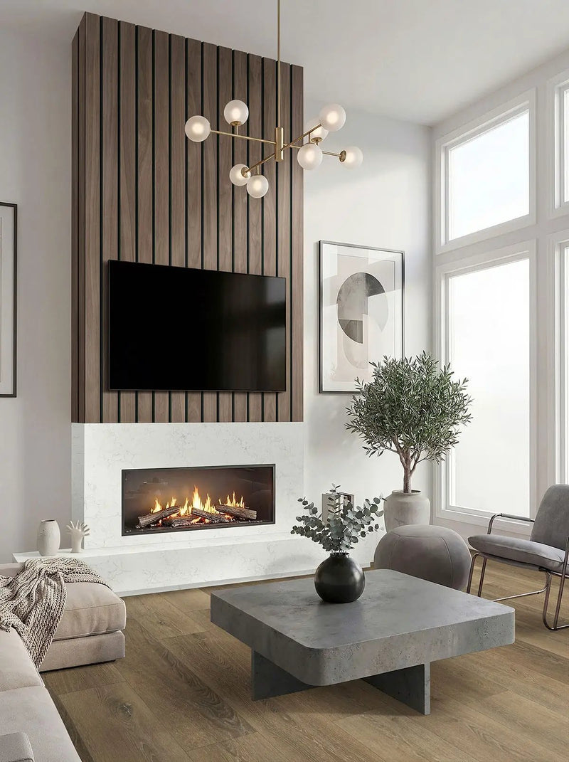 Smithcliffs Delray Matte Wood Look Rigid Core Planks 7.7x48 in a finished room