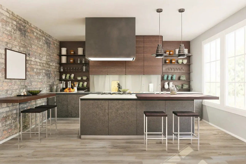 Cyrus Akadia Semi Gloss End Cap Wood Look Lvt Moldings 1.5x0.25 in a finished room