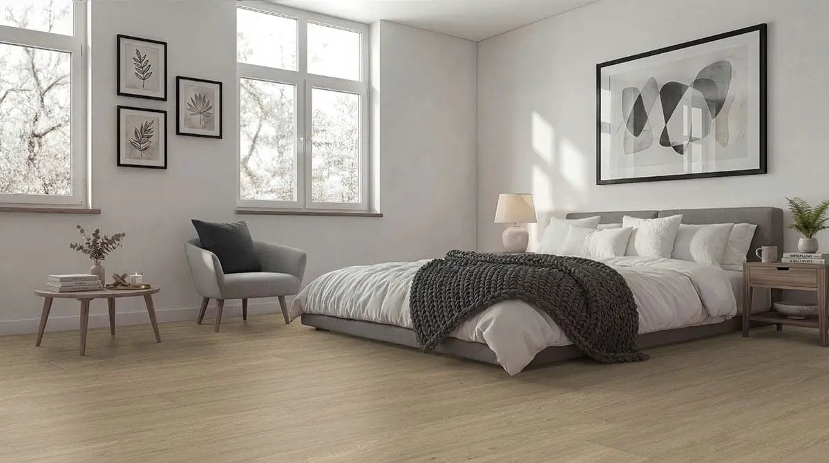 Wayne Parc Reserve Andaz Matte Wood Look Lvt Planks 9x72 in a finished room