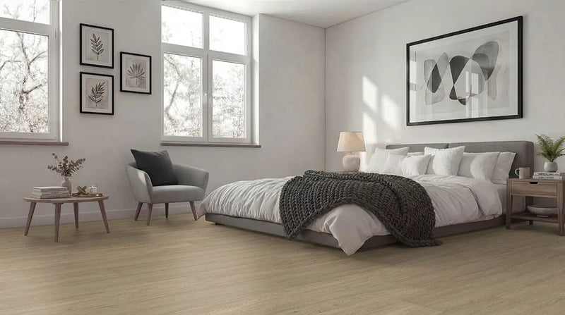 Wayne Parc Reserve Andaz Matte Wood Look Lvt Planks 9x72 in a finished room