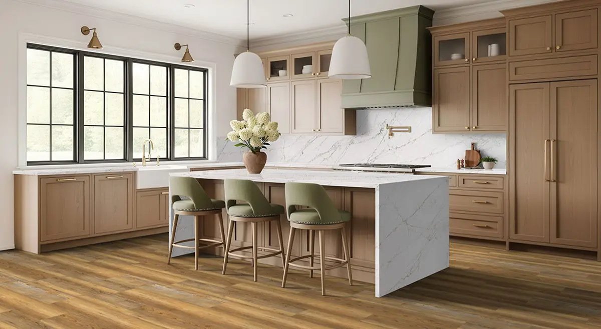 Prescott Barnstorm Matte Wood Look Lvt Planks 7x48 in a finished room
