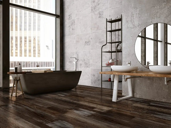 Cyrus Bembridge Semi Gloss End Cap Wood Look Lvt Moldings 1.5x0.25 in a finished room
