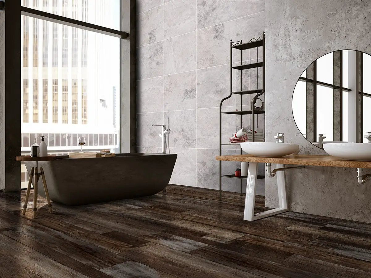 Cyrus Bembridge Semi Gloss Wood Look Lvt Moldings 1.77x0.28 in a finished room