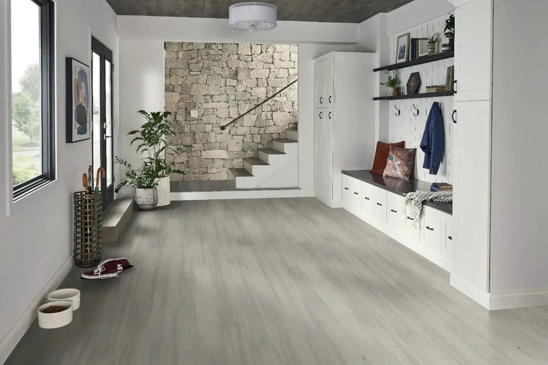 Cyrus Brianka Semi Gloss Overlap Stair Nose Wood Look Lvt Moldings 2.23x1.03 in a finished room