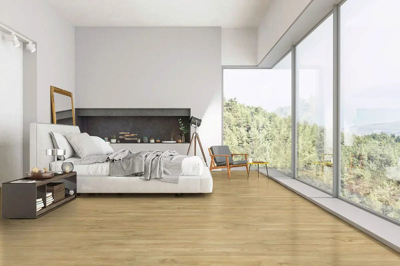 Cyrus Brookline Semi Gloss Flush Stair Nose Wood Look Lvt Moldings 2.75x0.75 in a finished room