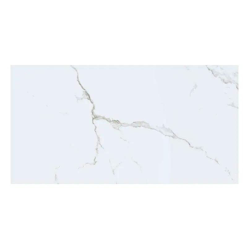 Trecento Calacatta Serra Marble Look Lvt Tiles 12x24 close up