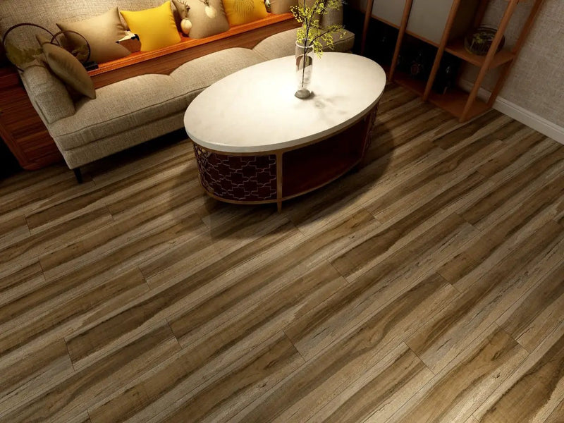 Cyrus Exotika Semi Gloss Wood Look Lvt Moldings 1.77x0.28 in a finished room