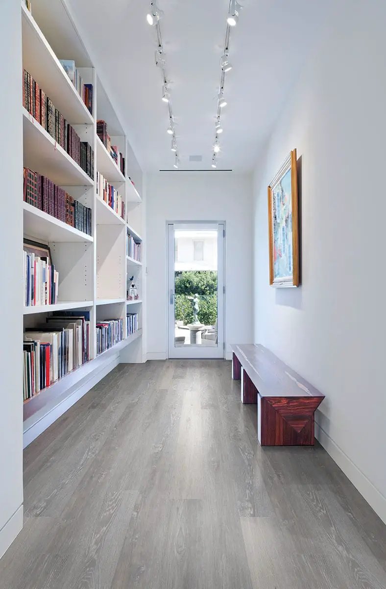 Cyrus 2.0 Finely Matte Wood Look Lvt Planks 7x48 in a finished room