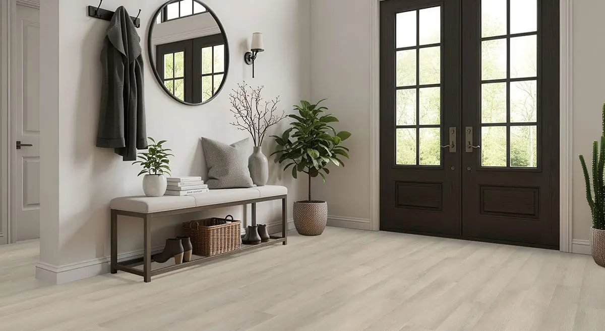 Cyrus 2.0 Honeybella Oak Semi Gloss Stair Riser Wood Look Lvt Moldings 1.77x0.345 in a finished room