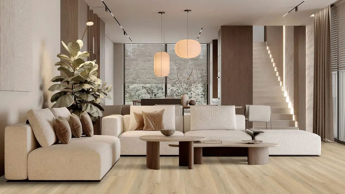 Laurel Reserve Honey Hollow Matte Wood Look Lvt Planks 9x48 by MSI Surfaces