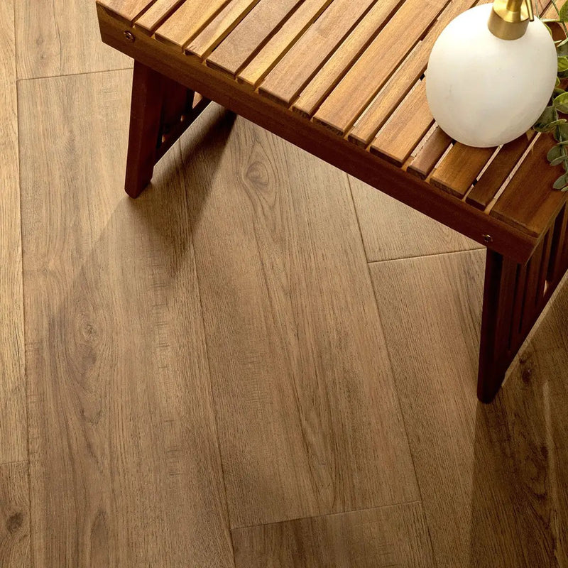 Wayne Parc Macland Semi Gloss Overlap Stair Nose Wood Look Lvt Moldings 2.23x1.03 in a finished room