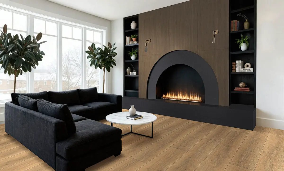 Wayne Parc Reserve Macland Matte Wood Look Lvt Planks 9x72 in a finished room