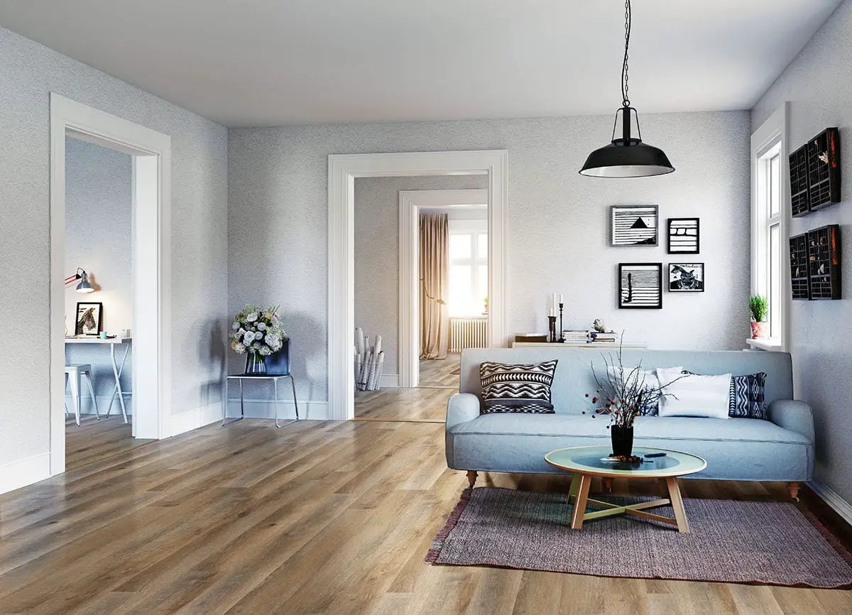 Ashton Maracay Brown Semi Gloss Flush Stair Nose End Cap Wood Look Lvt Moldings 2.75x0.75 in a finished room