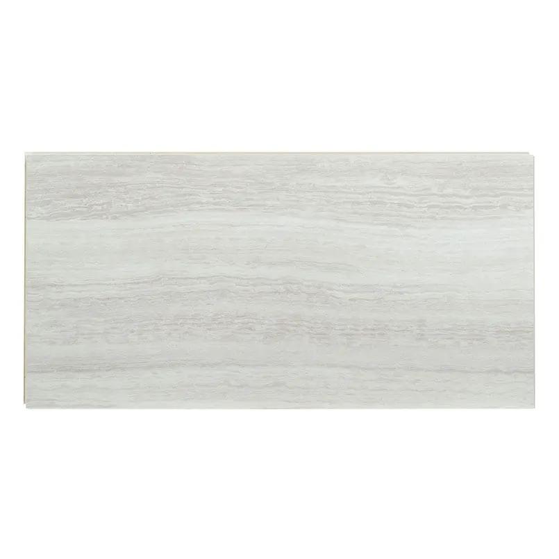 Xl Trecento White Ocean Marble Look Lvt Tiles 18x36 close up