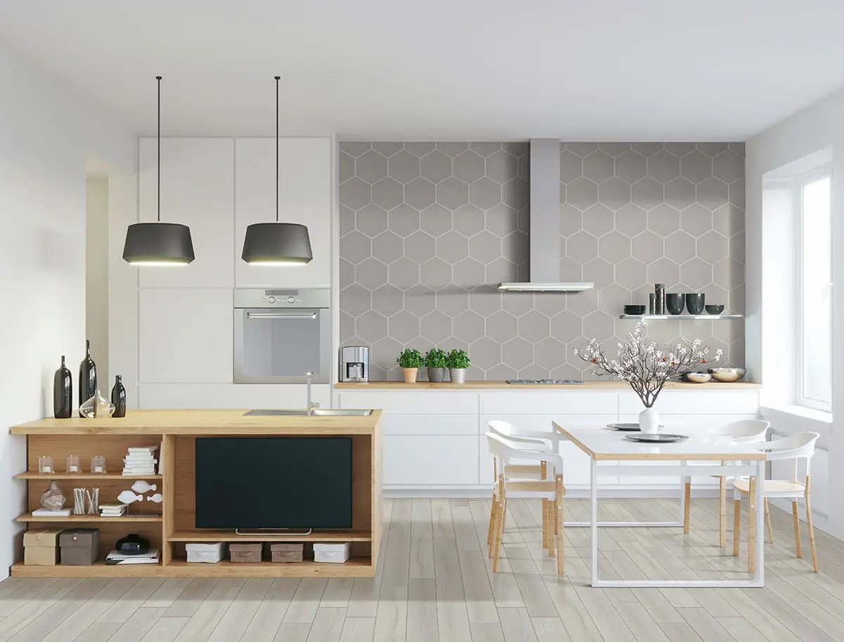 Andover Whitby White Semi Gloss End Cap Wood Look Lvt Moldings 1.5x0.25 in a finished room