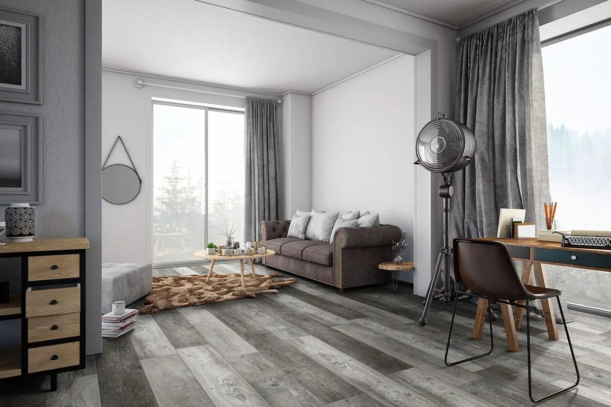 Xl Prescott Boswell Matte Wood Look Lvt Planks 9x60 in a finished room