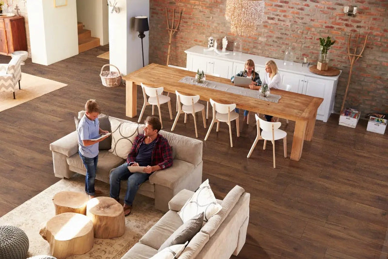 Xl Prescott Braly Matte Wood Look Lvt Planks 9x60 in a finished room