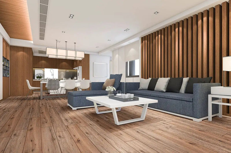 Xl Cyrus Fauna Matte Lvt Planks 9x60 in a finished room
