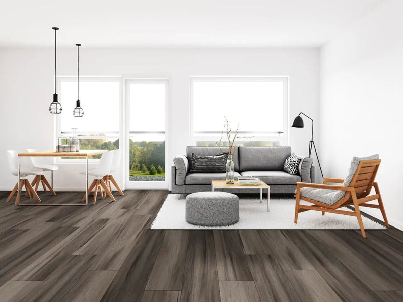 Xl Cyrus Jenta Matte Wood Look Lvt Planks 9x60 in a finished room